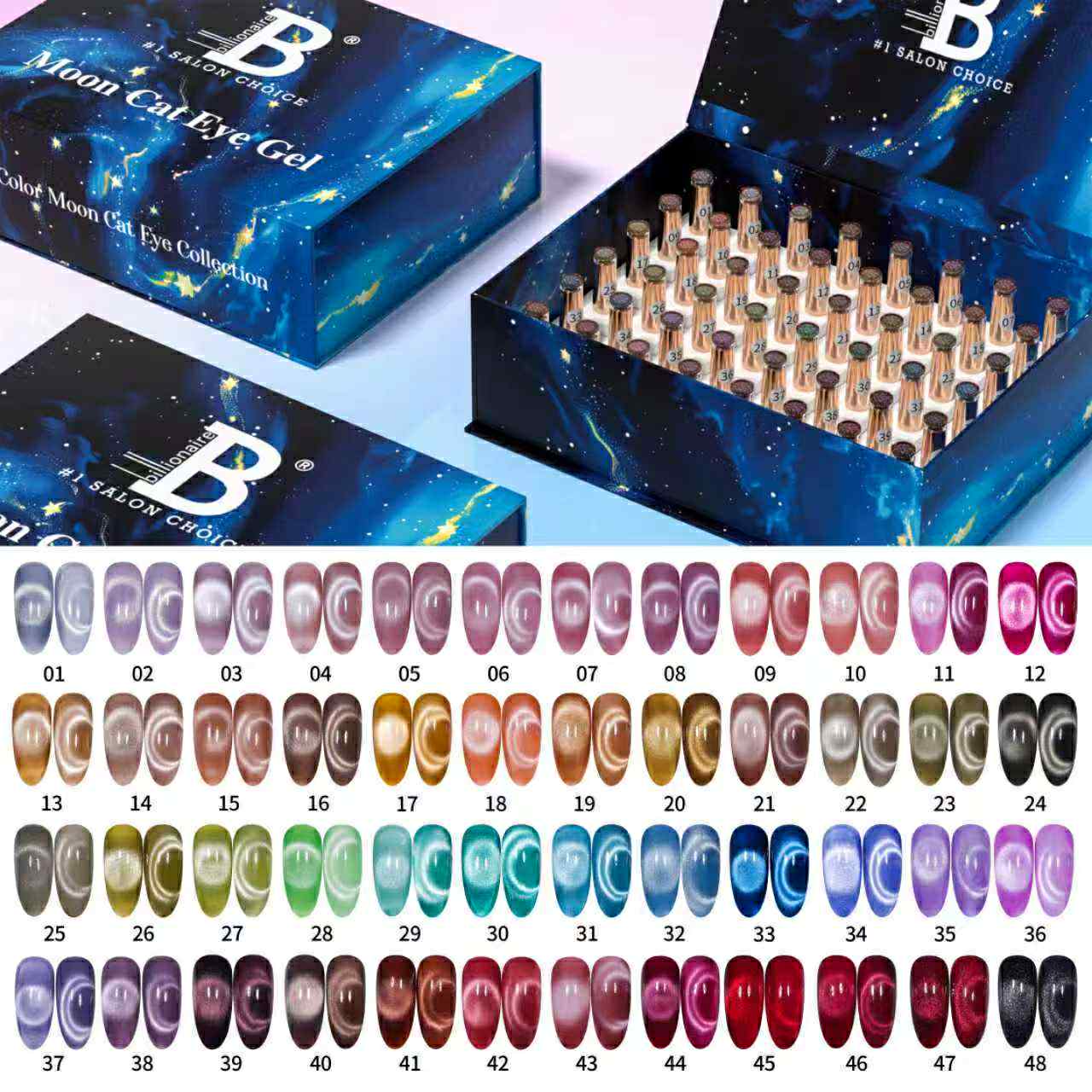 Billionaire Moon Cateye Gel 48 Colors